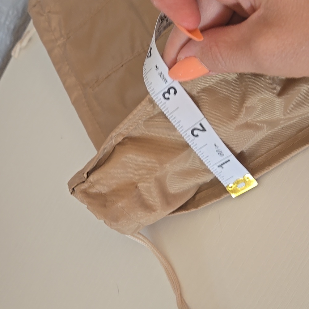 Tan Drawstring Purse Insert - Picture 7 of 8
